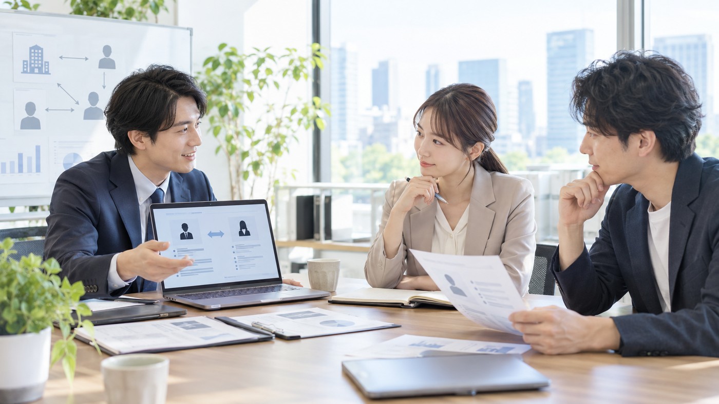 求職者と企業をつなぐキャリアアドバイザーと採用担当者