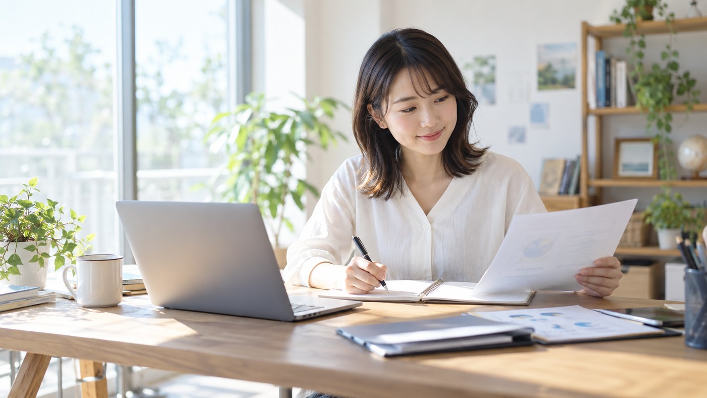 転職エージェントの仕事と資格について調べる様子