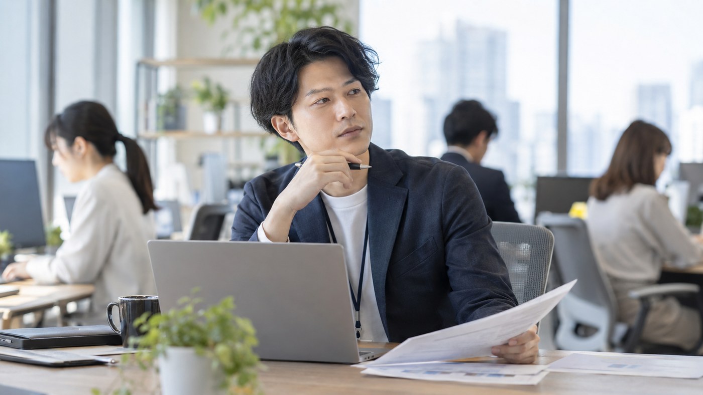 仕事が合わないのか今の会社が合わないのか考える会社員