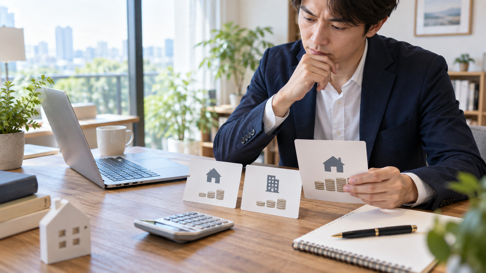 不動産求人の給与と勤務条件を比較する人