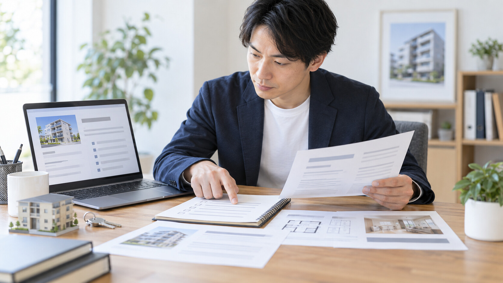 求人票の仕事内容と入社後に担当する業務を照合する転職希望者